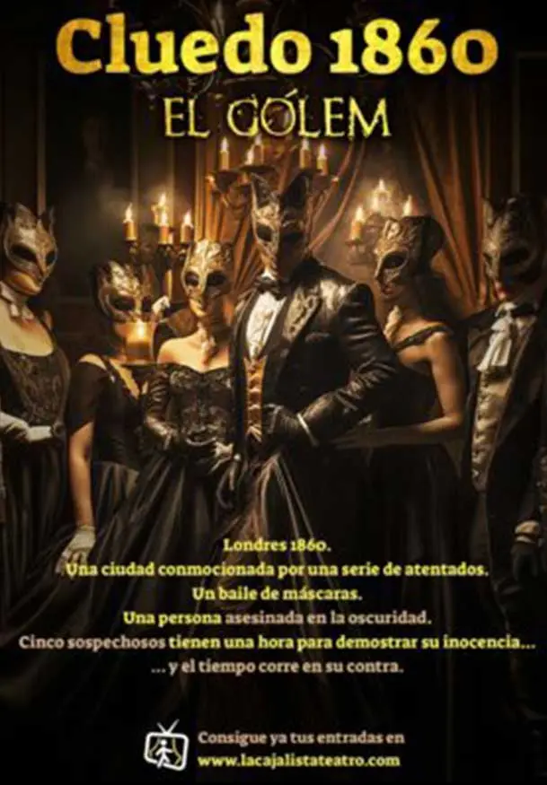 Cartel de Cluedo 1860: El Golem