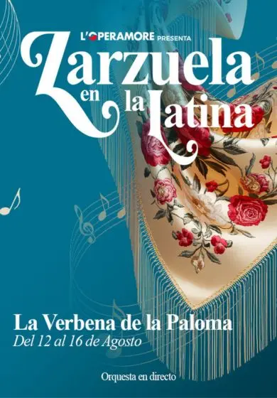 Cartel de La verbena de la Paloma - Zarzuela en la Latina