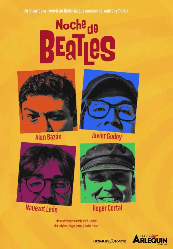 Cartel de Noche de Beatles