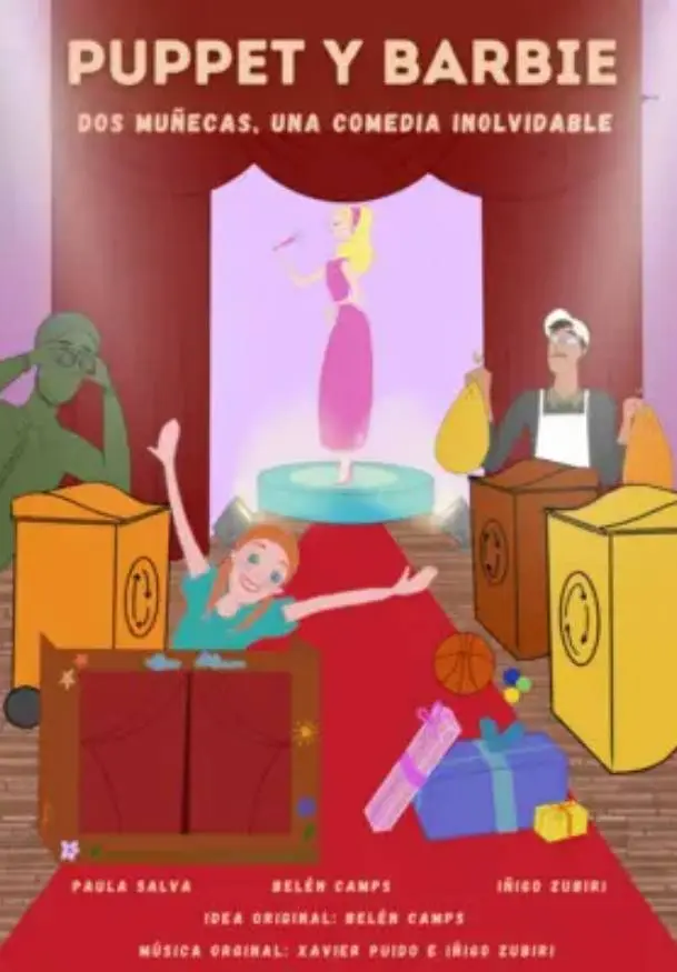 Cartel de Puppet y Barbie. Dos muñecas, una comedia inolvidable