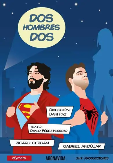 Cartel de Dos hombres dos