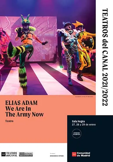Cartel de Elias Adam: We Are In The Army Now [Ahora estamos en el ejército]