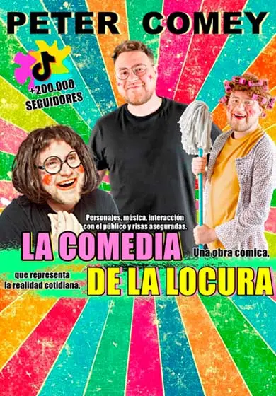 Cartel de La Comedia de la Locura