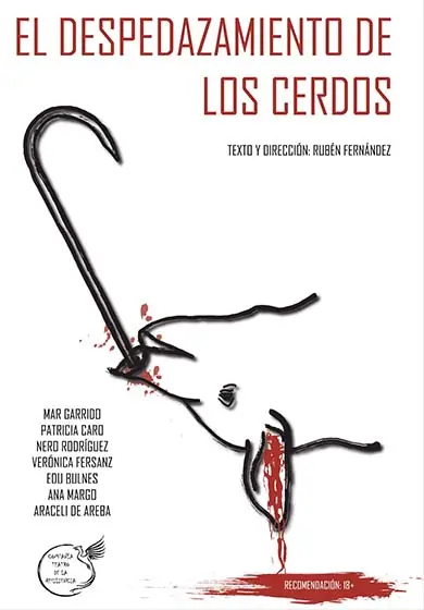 Cartel de El despedazamiento de los cerdos