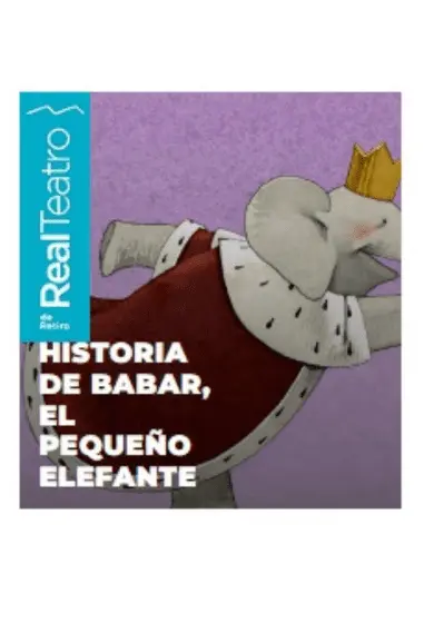 Cartel de La historia de Babar, el pequeño elefante