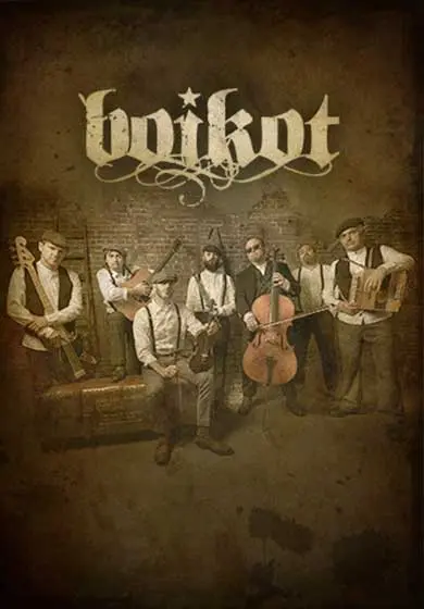 Cartel de Boikot en concierto