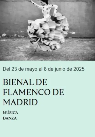 Cartel de Bienal de Flamenco de Madrid