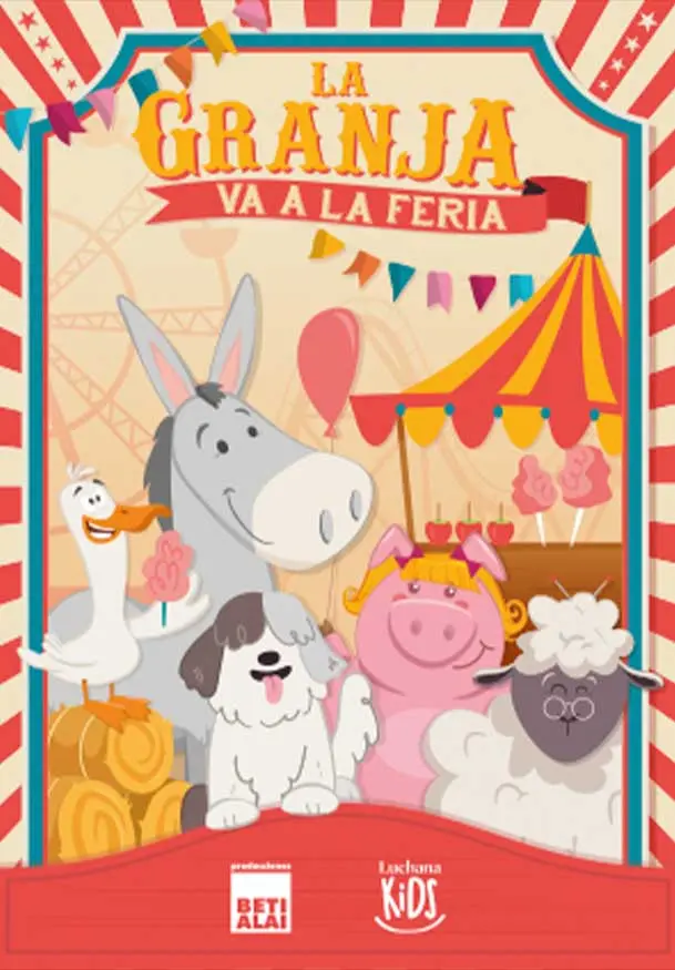 Cartel de La granja va a la feria