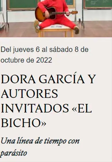 Cartel de Una línea de tiempo con parásito