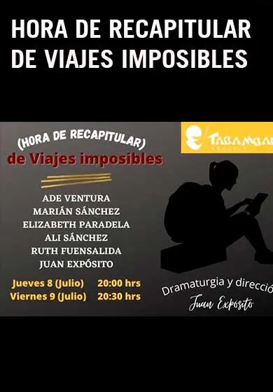 Cartel de Hora de recapitular de viajes imposibles
