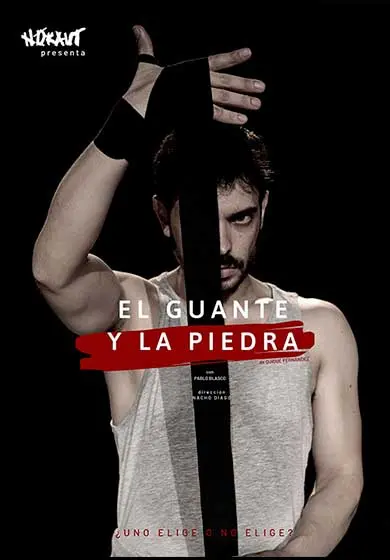 Cartel de El guante y la piedra