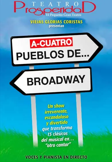 Cartel de A4 Pueblos de Broadway