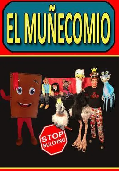 Cartel de El muñecomio. Stop Bullying