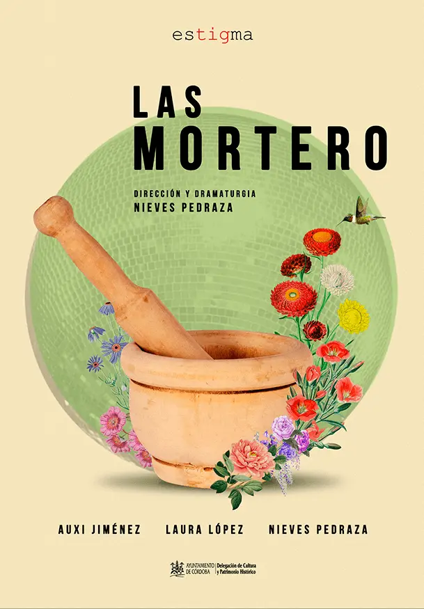 Cartel de Las mortero