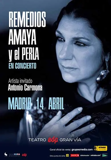 Cartel de Remedios Amaya y el Perla