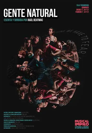 Cartel de Gente natural
