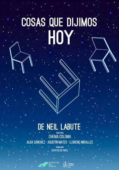 Cartel de Cosas que dijimos hoy