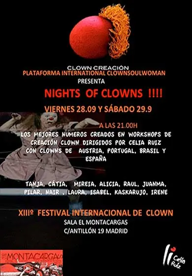 Cartel de Nights of clown