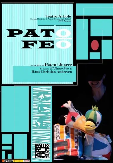 Cartel de Pato Feo - Teatro Arbolé