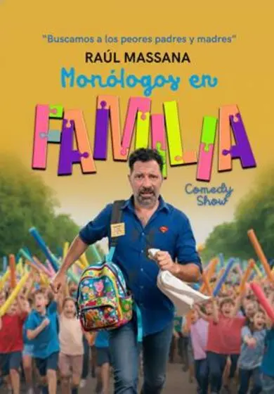 Cartel de Monólogos en familia