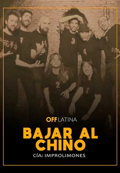 Cartel de Bajar al chino