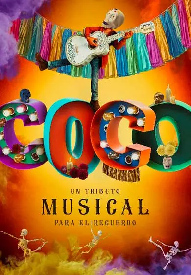 Cartel de Coco, el musical. Un tributo musical para el recuerdo