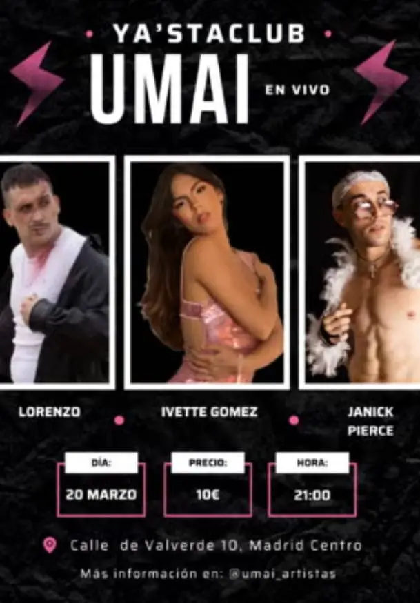 Cartel de UMAI en vivo