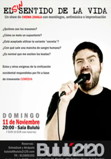 Cartel de El sin sentido de la vida