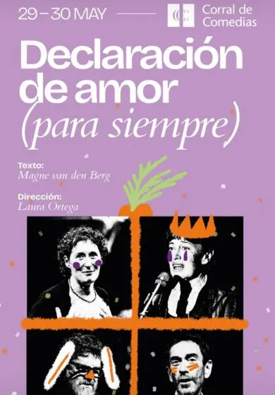 Cartel de Declaración de amor (para siempre)