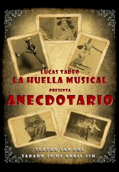 Cartel de Anecdotario