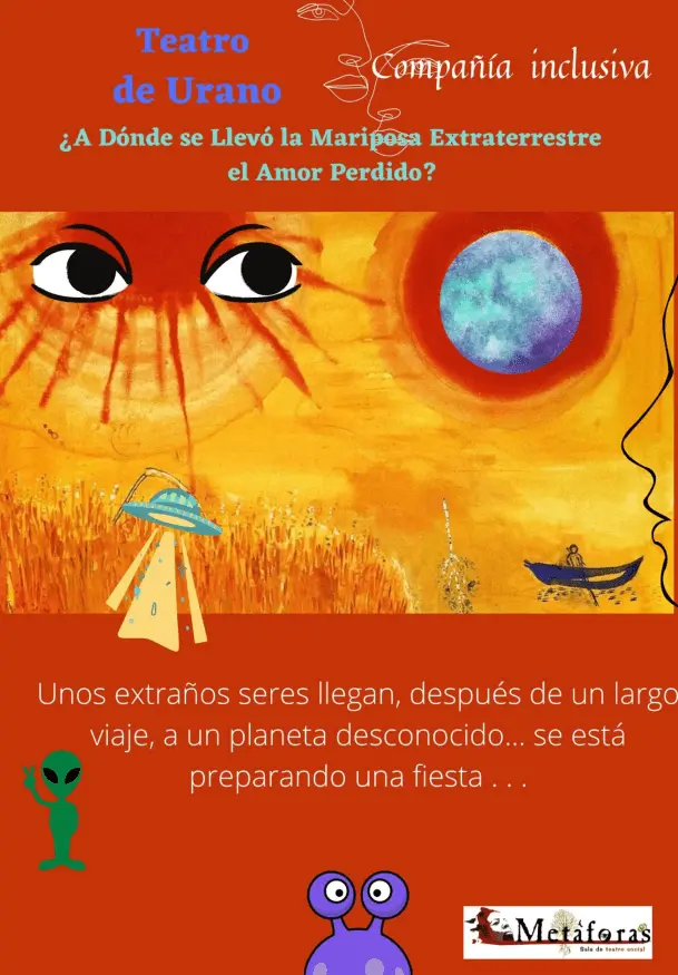 Cartel de ¿A Dónde se Llevó la Mariposa Extraterrestre el Amor Perdido?