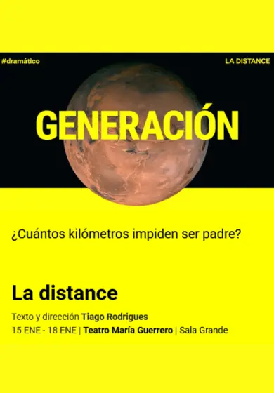 Cartel de La distance