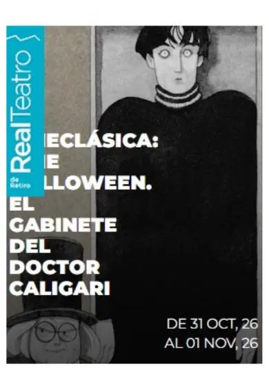 Cartel de Cineclásica: cine mudo con música en vivo