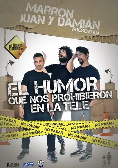 Cartel de El Humor que nos prohibieron en la Tele