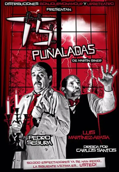 Cartel de 75 puñaladas
