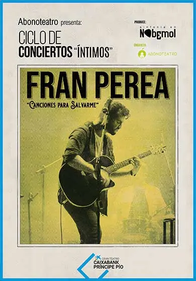 Cartel de Fran Perea: Canciones para salvarme