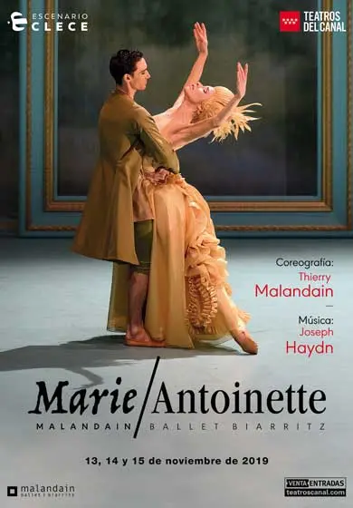 Cartel de Malandain Ballet de Biarritz: Marie Antoinette