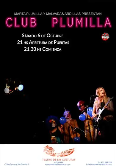 Cartel de Club Plumilla