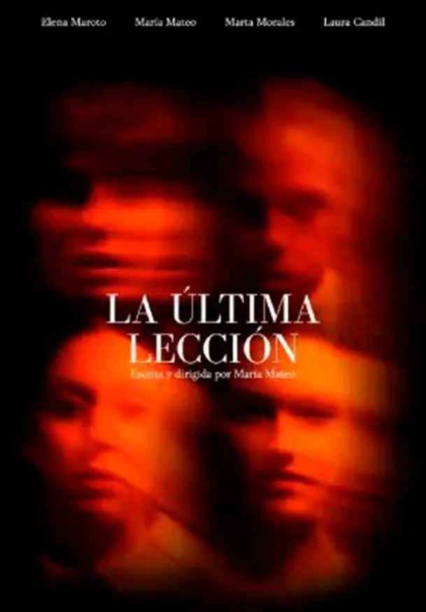 Cartel de La última lección