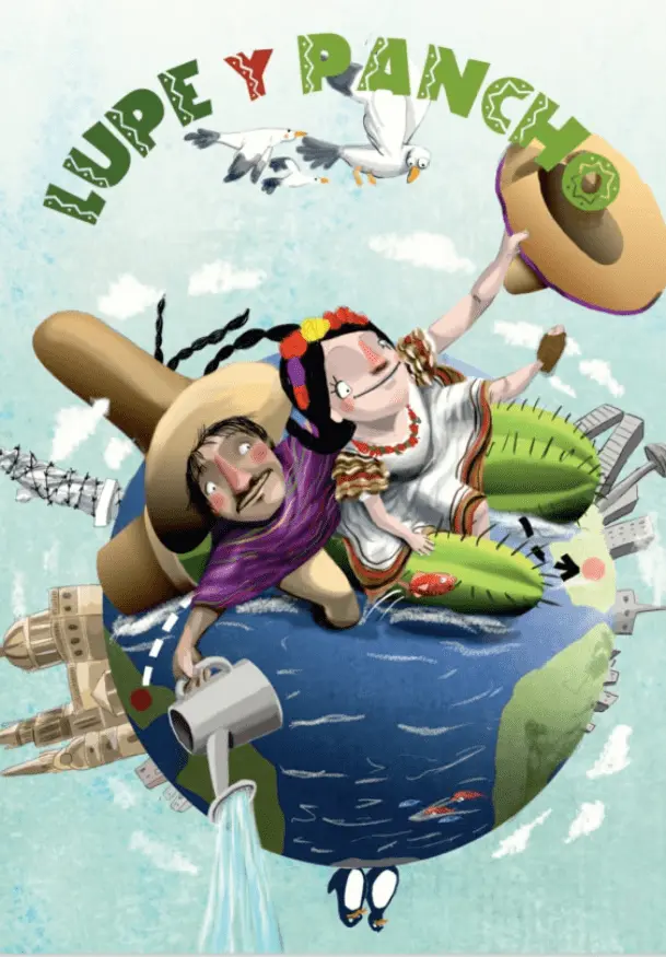 Cartel de Lupe y Pancho