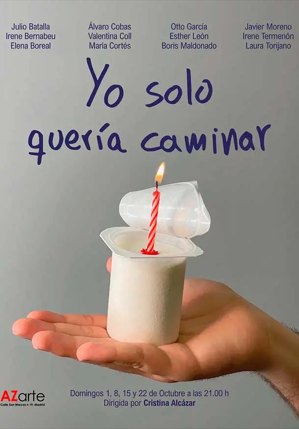 Cartel de Yo solo quería caminar