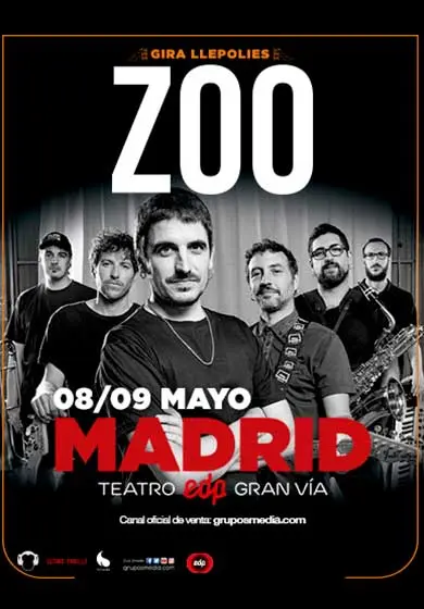 Cartel de Zoo en concierto: Llepolies