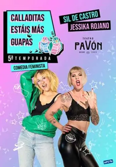 Cartel de Calladitas estáis más guapas