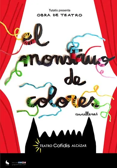 Cartel de El monstruo de colores