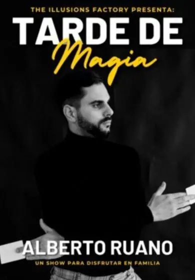 Cartel de Tarde de magia con Alberto Ruano