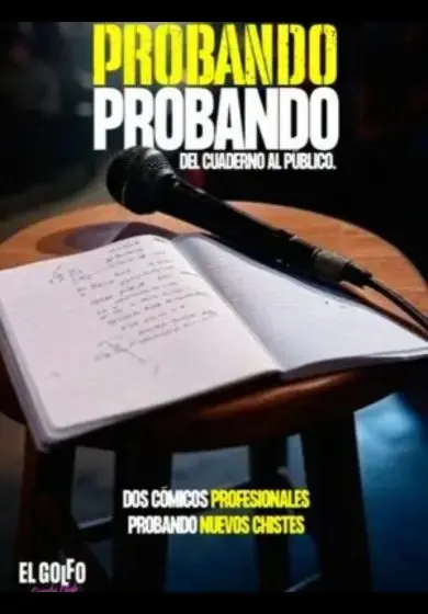 Cartel de Probando probando