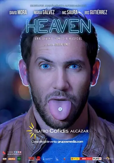 Cartel de Heaven, una divina comedia musical