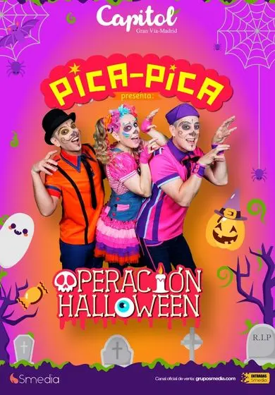 Cartel de Pica Pica: Operación Halloween