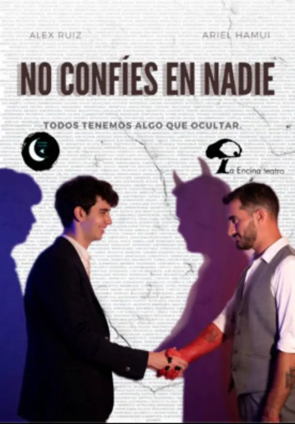 Cartel de No confíes en nadie