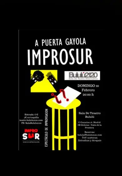 Cartel de A puerta gayola